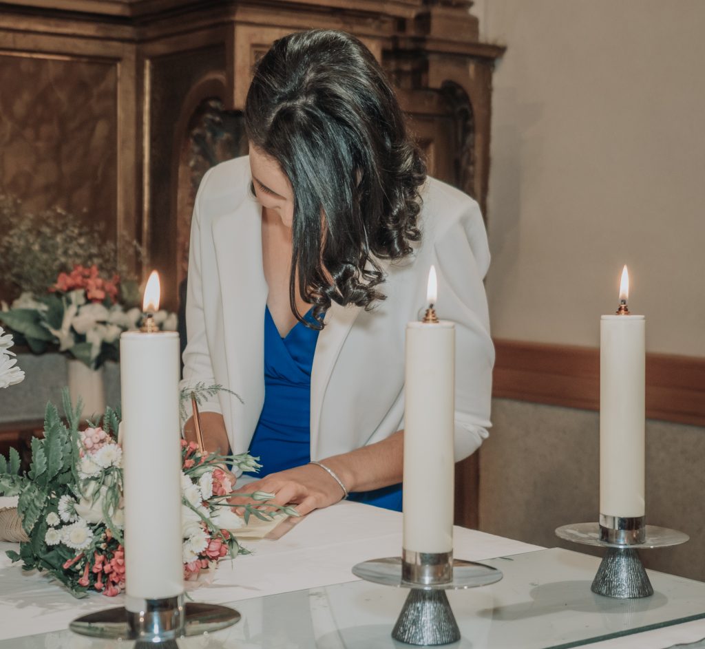 Iglesia de Collado Mediano Boda en Finca Miravalle Restaurante en Guadarrama - FOTOGRAFO DE BODAS
