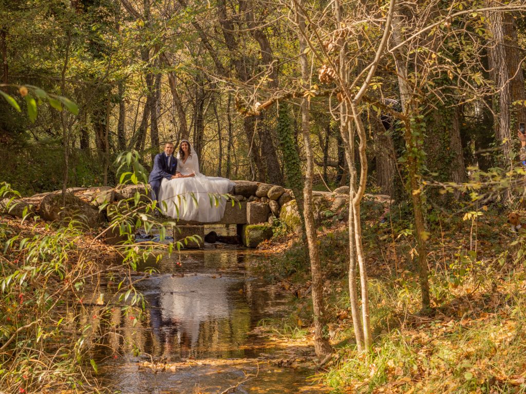 Reportaje de boda en la Sierra de Guadarrama Bosque Filandes de rascafria