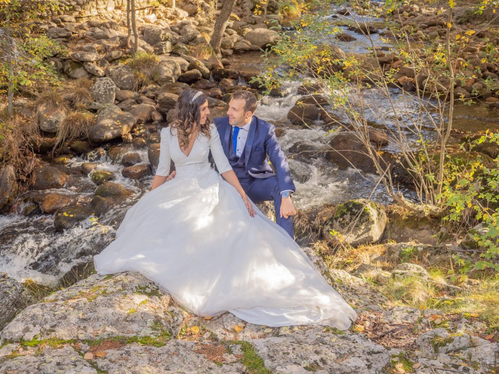 Reportaje de boda en la Sierra de Guadarrama Bosque Filandes de rascafria