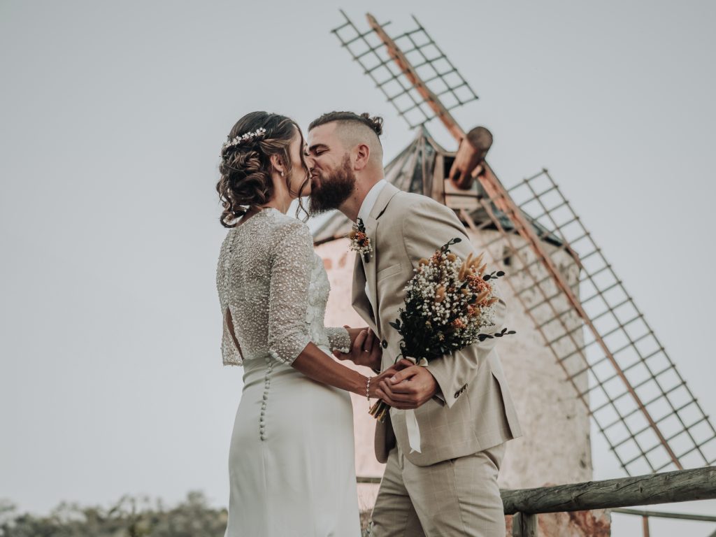 Fotógrafo de boda en Jardines El artillero y molinos en Yébenes Castilla la Mancha